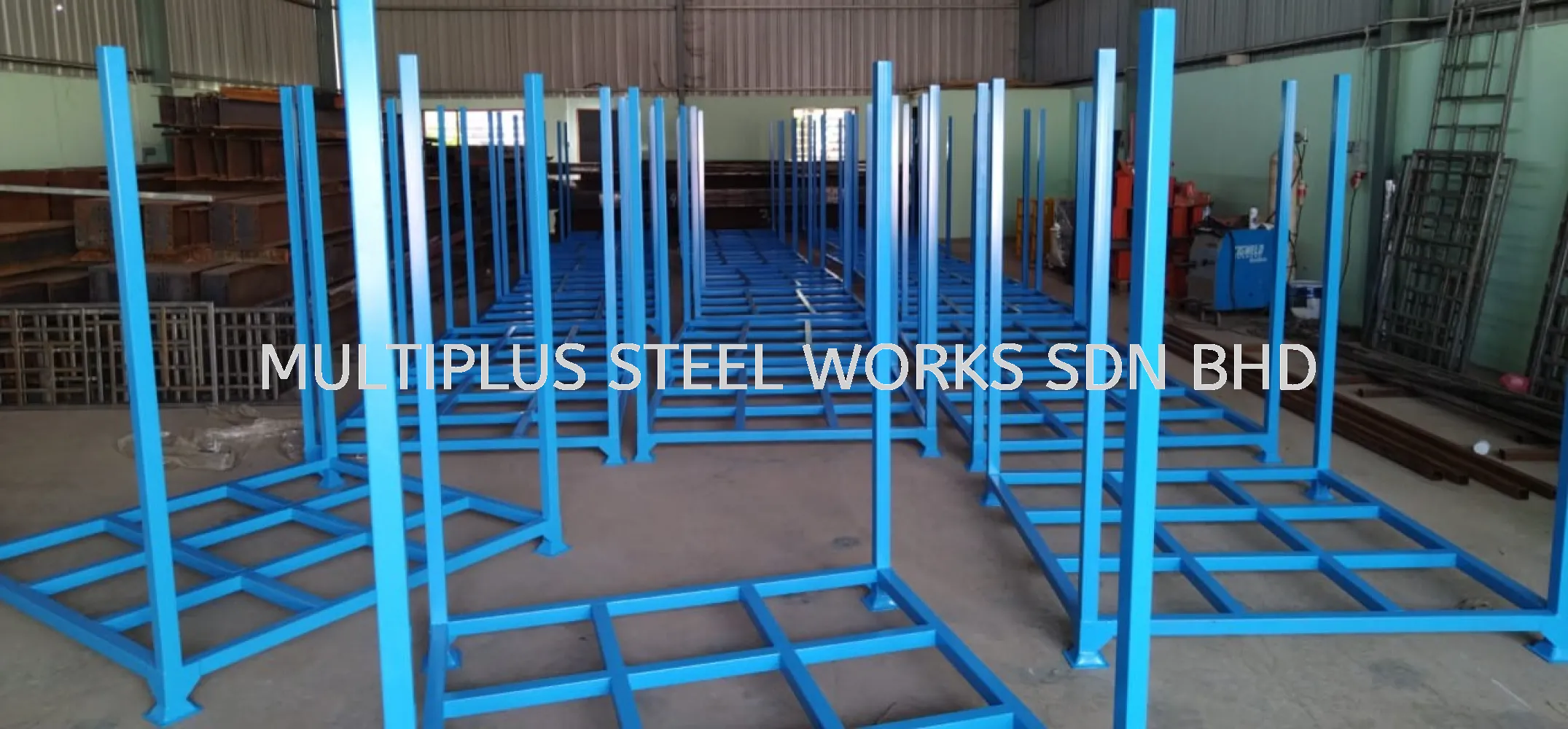 Heavy Duty Pole Pallet Pallet Tainer – Industrial Steel Storage Rack ...