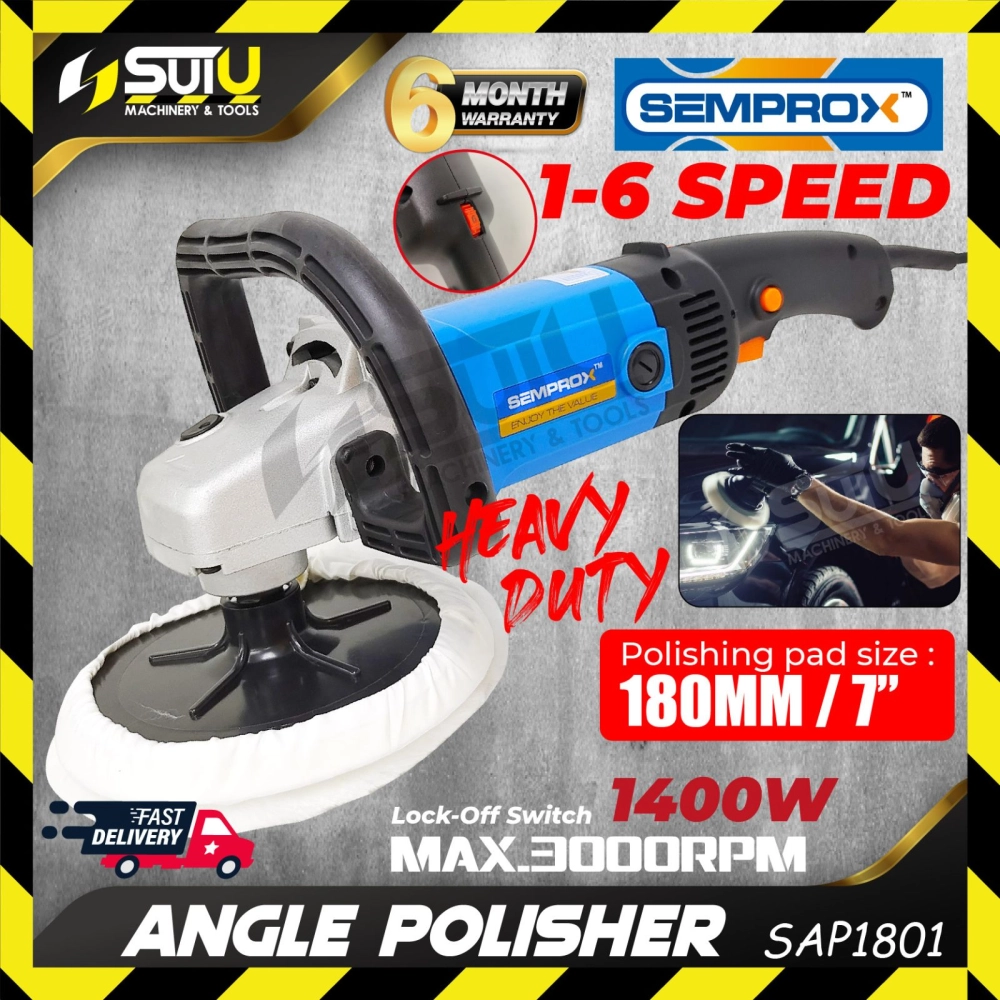 SEMPROX SAP1801 Angle Polisher 1400W