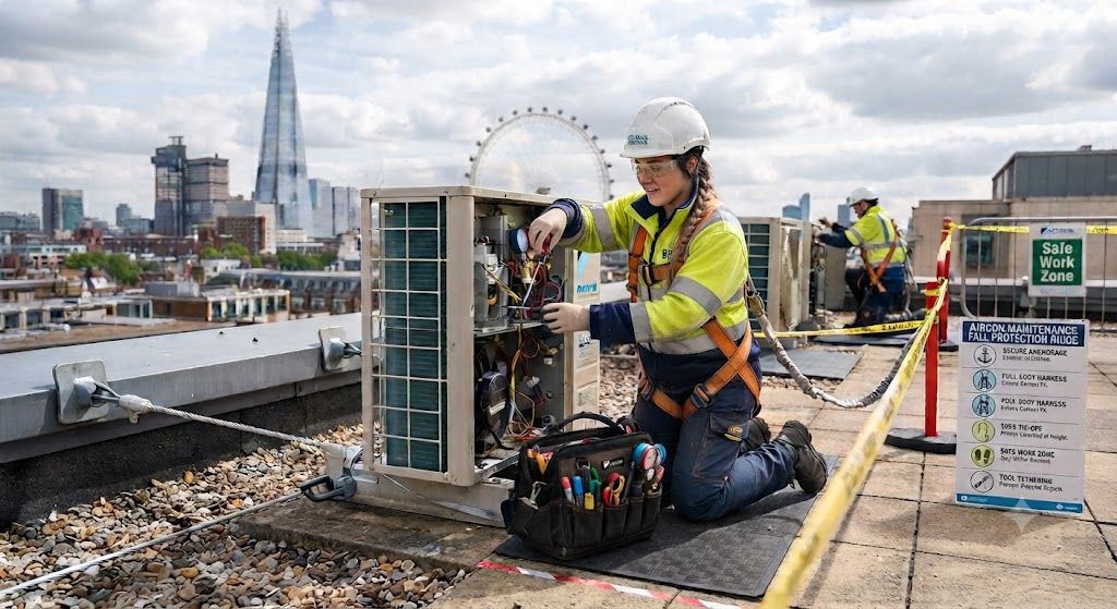 aircon maintenance safety checklist at height
