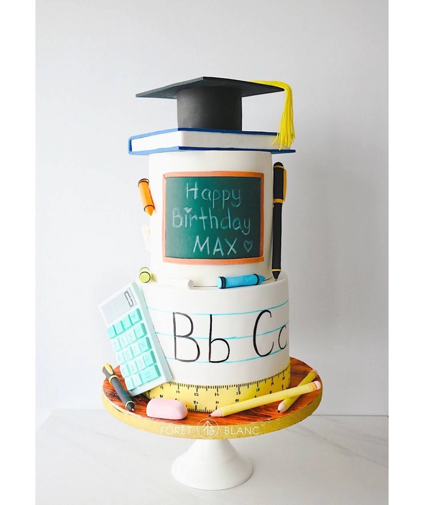 Teacher ABC  Graduation Cake