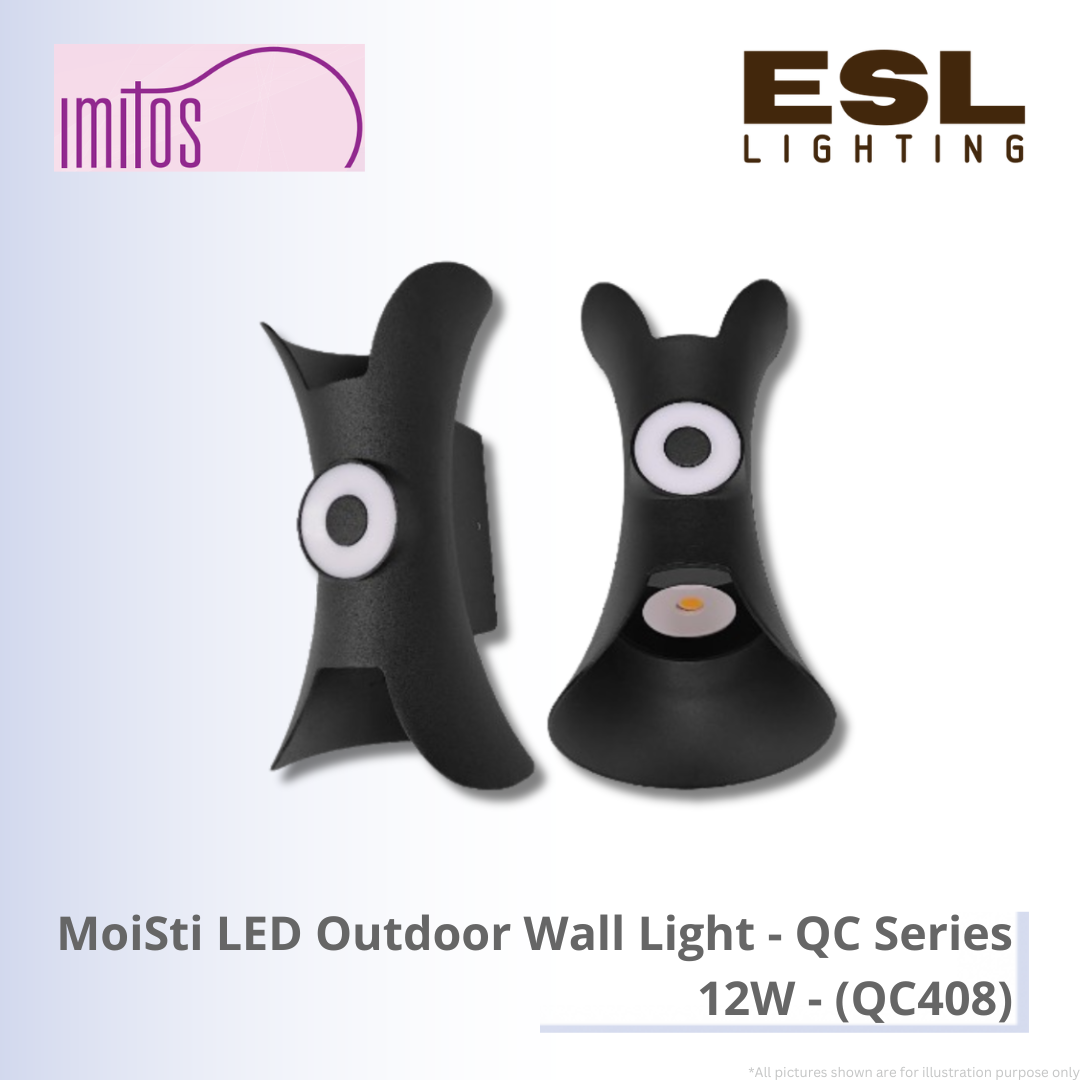 IMITOS MoiSti LED Outdoor Wall Light (QC Series) 12W - QC408