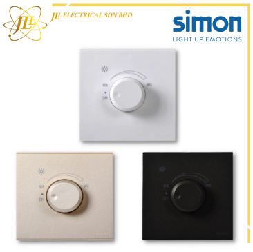 SIMON SWITCH E6 72E101 500W ROTARY DIMMER (INCANDESCENT BULB) [WHITE/CHAMPAGNE/BLACK]