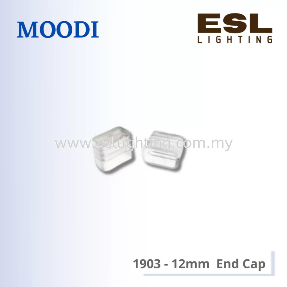 MOODI LED Strip Light Accessories - 1903 12mm End Cap