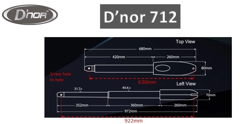Dnor Autogate D'nor 712 Heavy Duty Swing and Folding Arm 