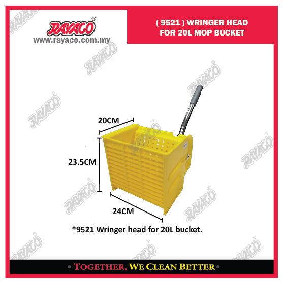 (9521) WRINGER HEAD FOR 20L MOP BUCKET