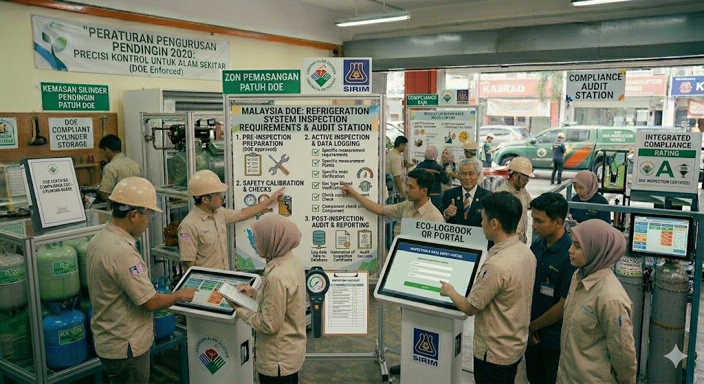 refrigeration system inspection requirements Malaysia DOE