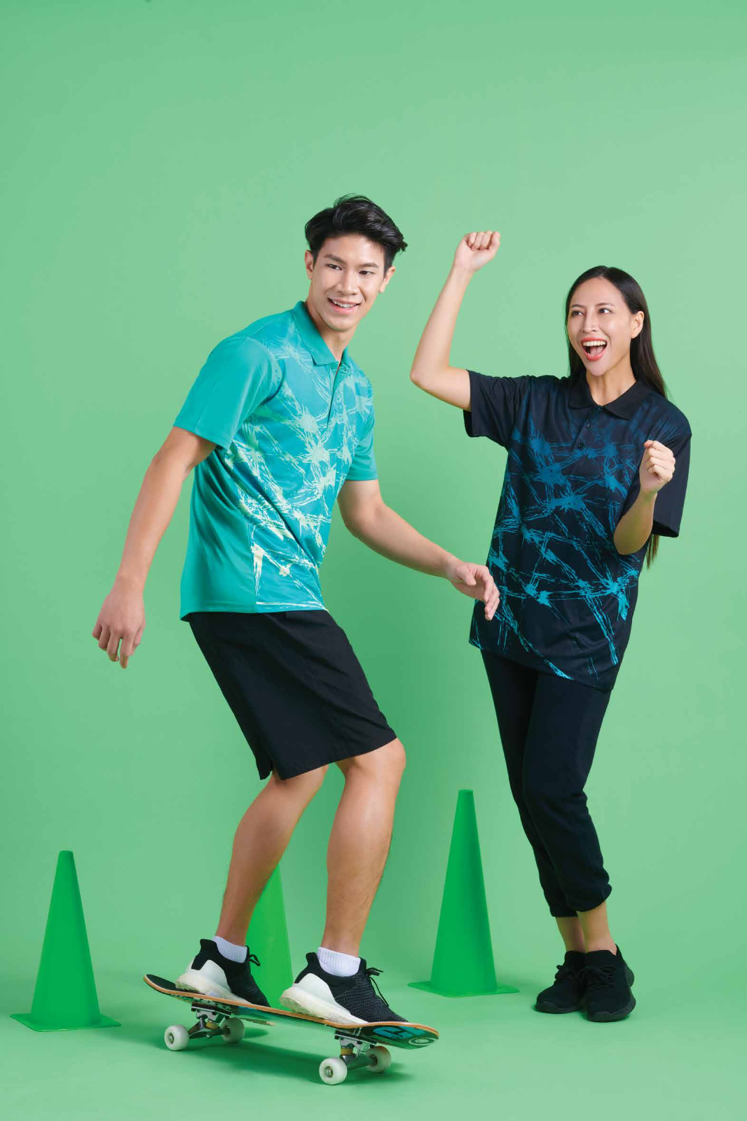 UNISEX Sublimation Mini Eyelet Polo Shirt | Custom Full Color Printing | Breathable Quick Dry Corporate Uniform, Sports Jersey & Event Polo Shirt Malaysia
