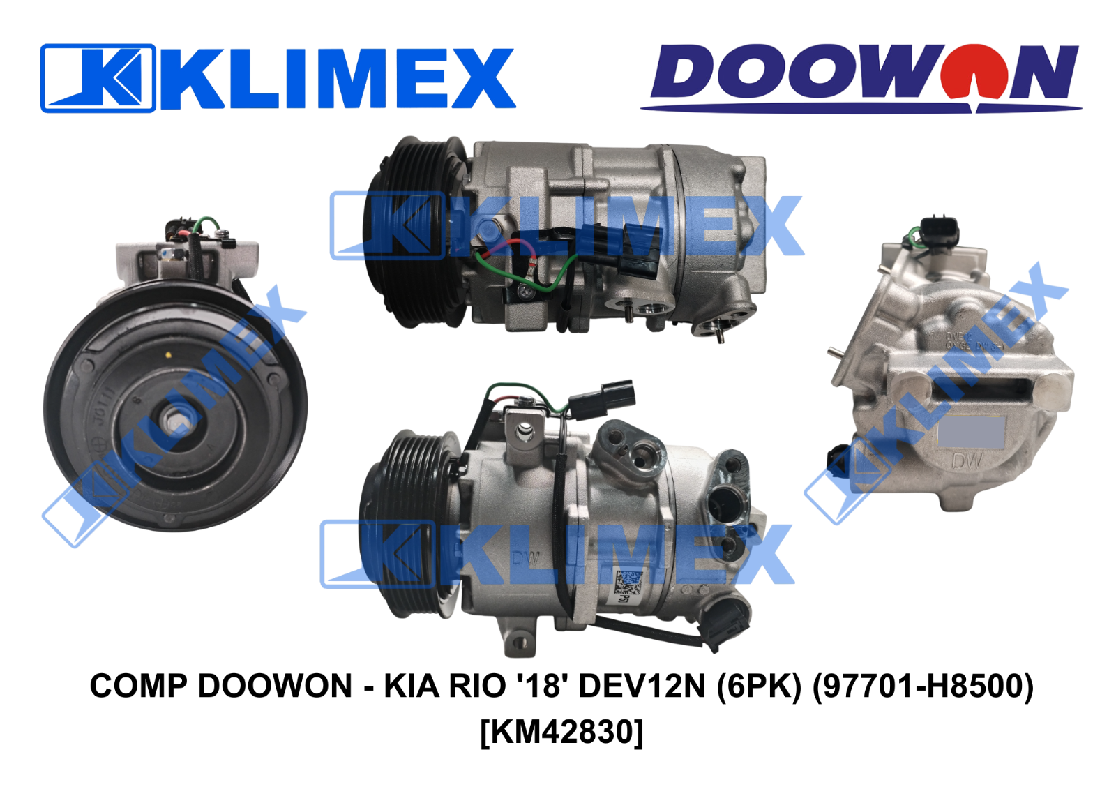 COMP DOOWON - KIA RIO '18' DEV12N (6PK) (97701-H8500) [KM42830] (2)