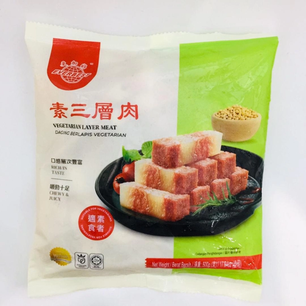 Everbest Vegetarian Layer Meat更加好素三層肉500g