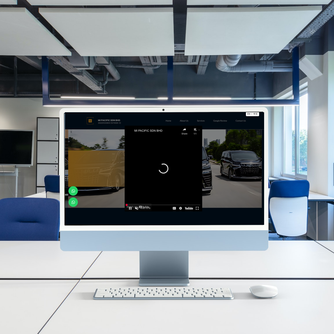 Mpv Car Rental Website Design & SEO | Selangor