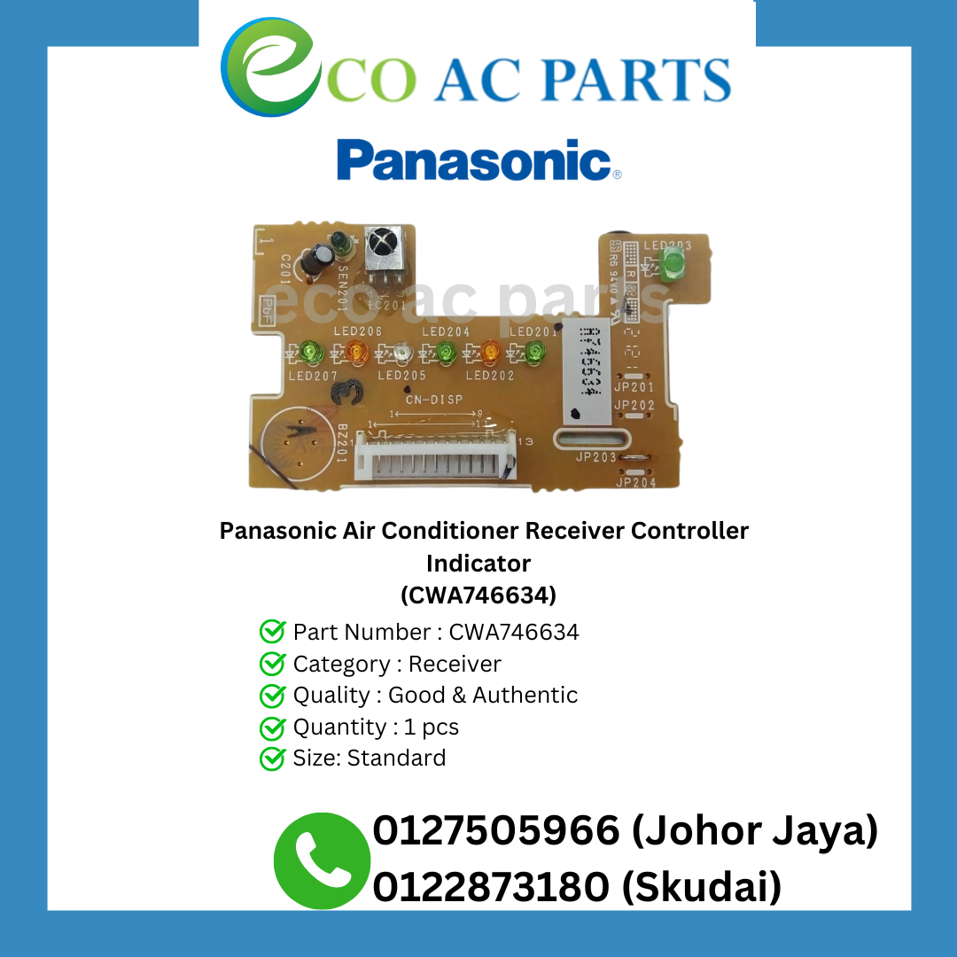 Panasonic Air Conditioner Receiver Controller Indicator (CWA746634)
