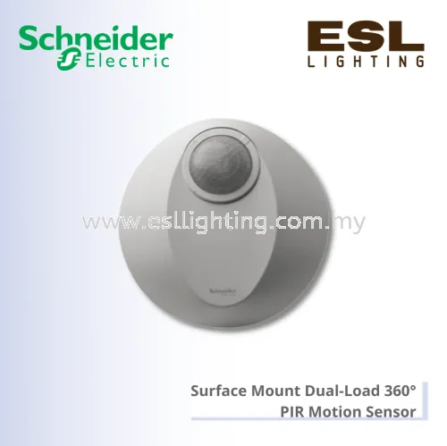 SCHNEIDER Surface Mount Dual-Load 360掳 PIR Motion Sensor - SAE-UE-MS-CDAWE