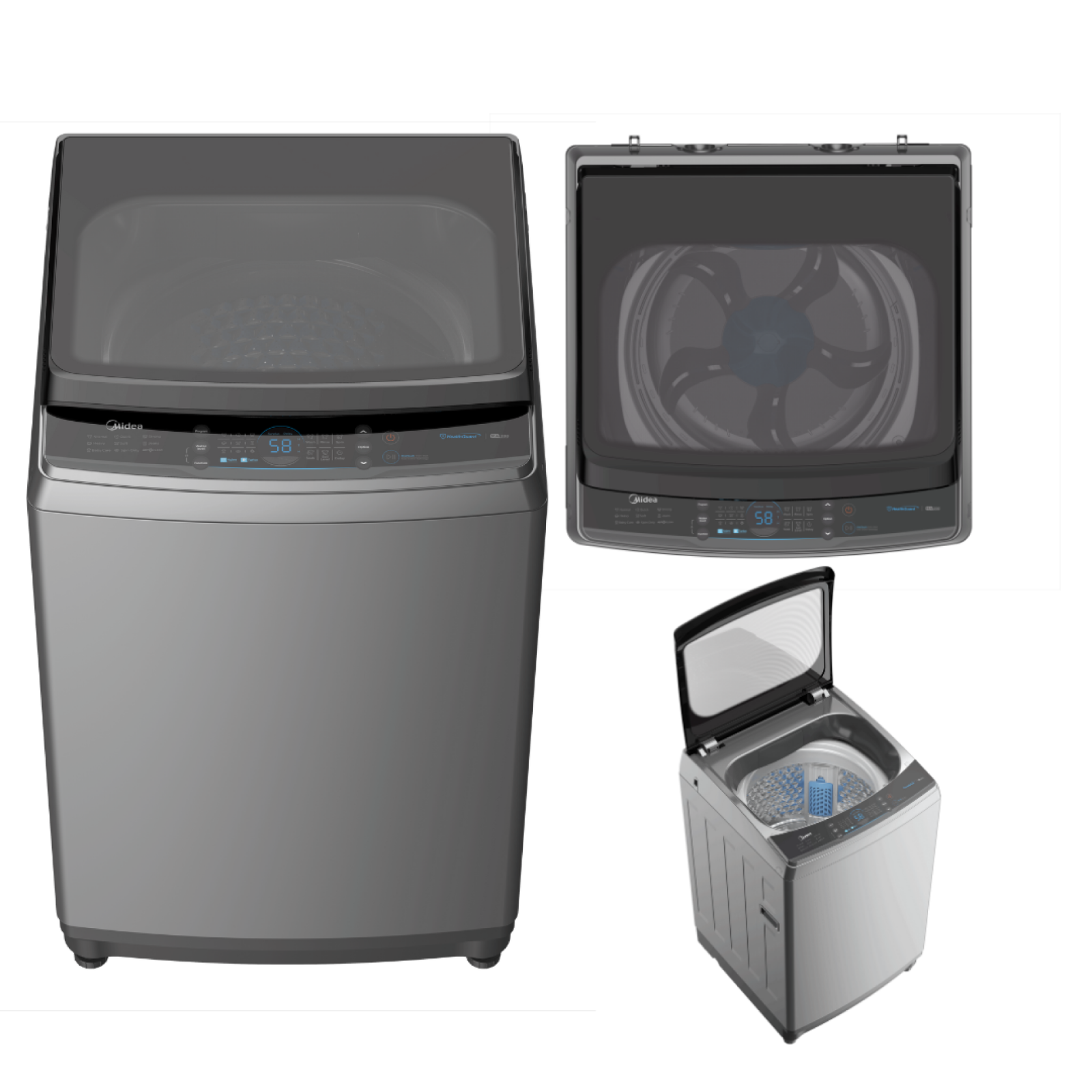 Midea 9.5kg Top Load Fully Auto Washing Machine | MA200W95