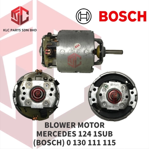 BLOWER MOTOR MERCEDES 124 1SUB W/O WHEEL (BOSCH) 0130 111 115