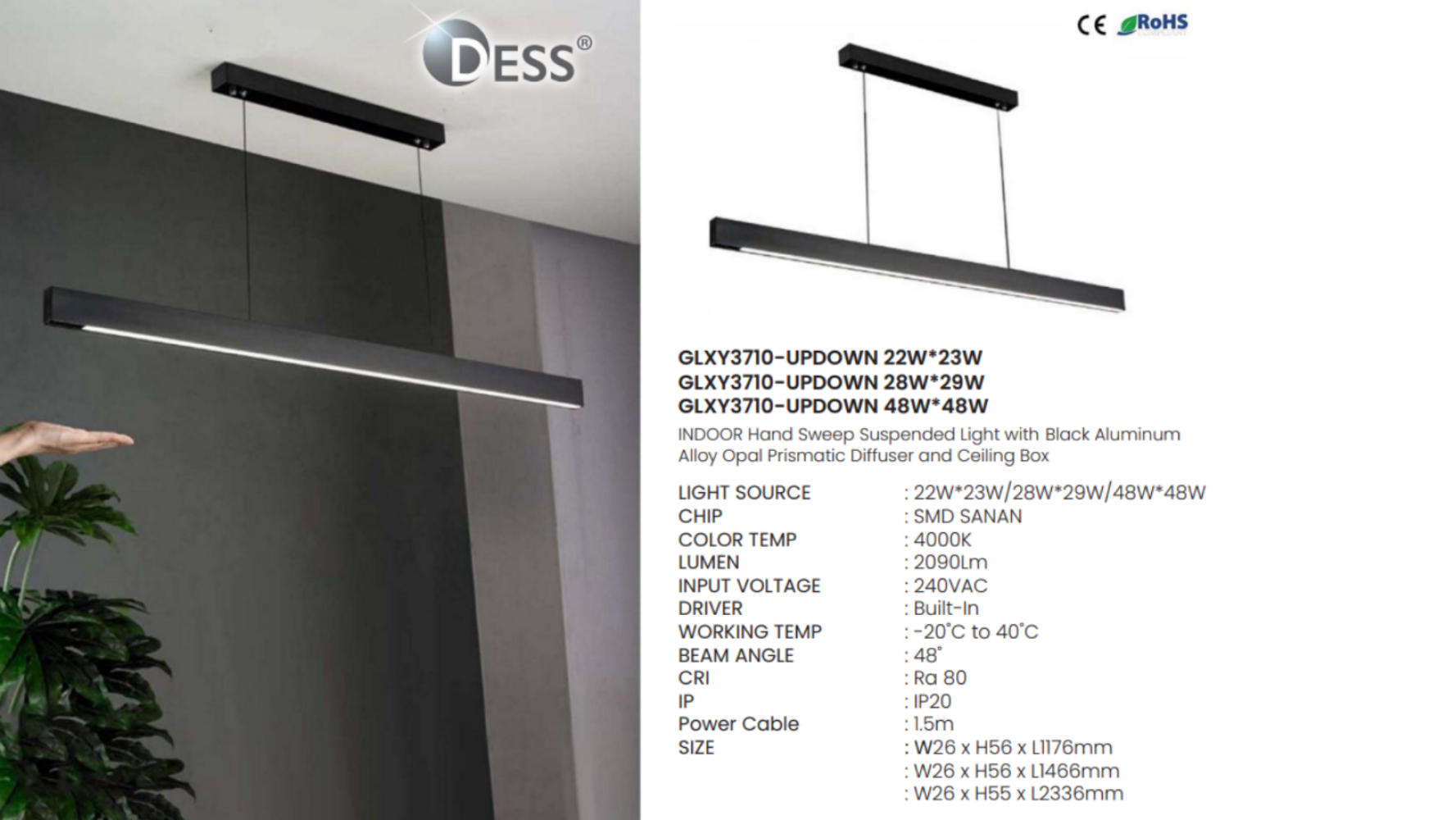 GLXY3710-UPDOWN 22W*23W & GLXY3710-UPDOWN 28W*29W & GLXY3710-UPDOWN 48W*48W
