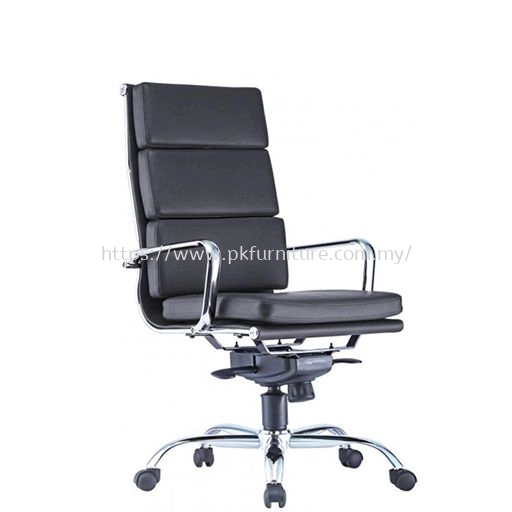 EXECUTIVE LEATHER CHAIR - PK-ECLC-2-H-C1 - LEO PAD HIGH BACK CHAIR