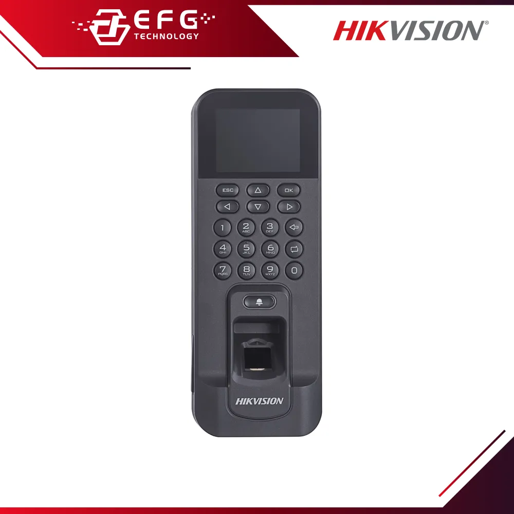 DS-K1T804MF Fingerprint Access Control Terminal with Time Attendance (M1 Card)