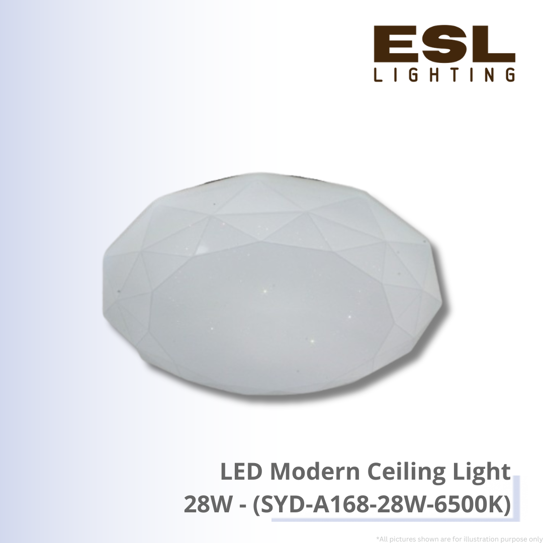 LED Modern Ceiling Light 28W - SYD-A168-28W-6500K