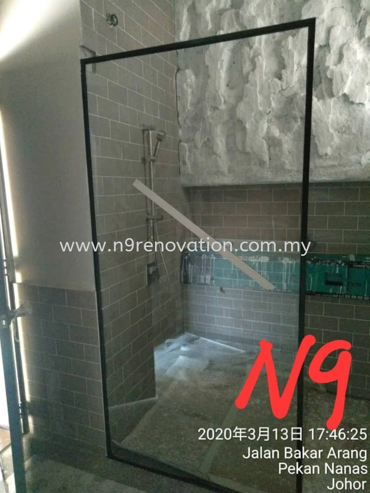 Shower Screen Tempered Glass