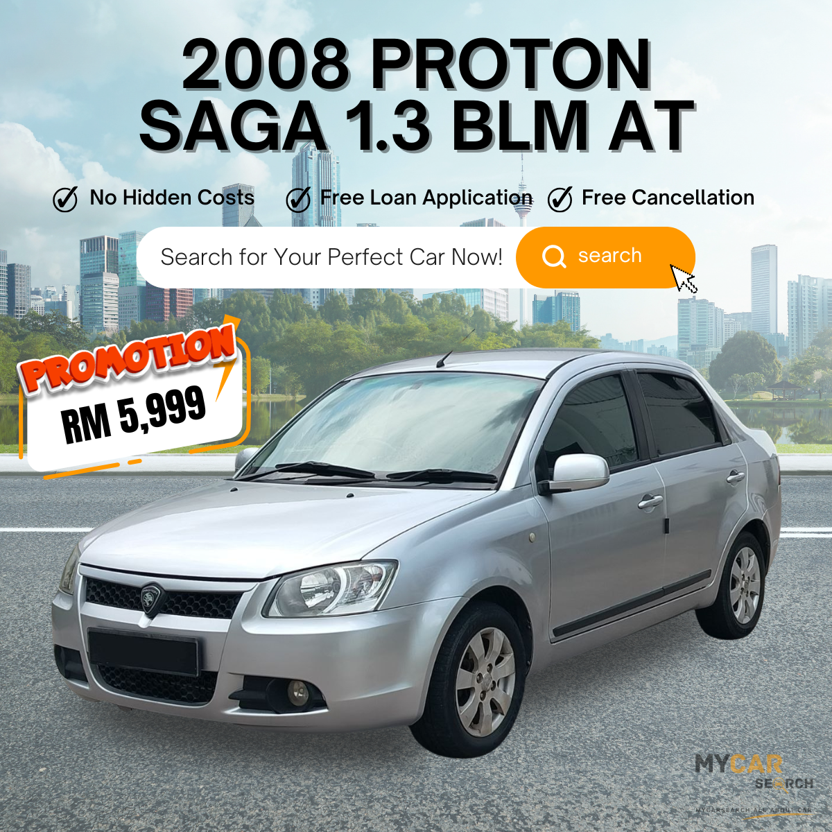 2008 PROTON SAGA BLM 1.3 AT