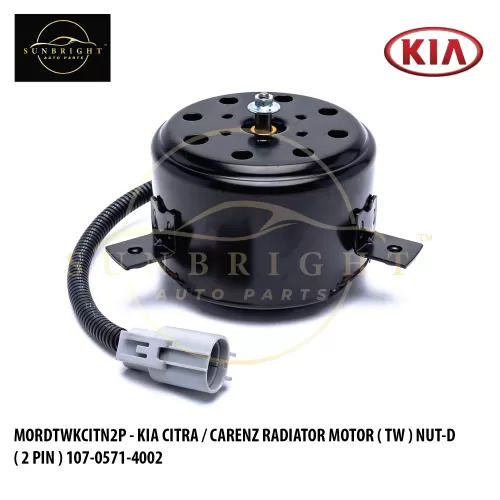 MORDTWKCITN2P - KIA CITRA / CARENZ RADIATOR MOTOR ( TW ) NUT-D ( 2 PIN ) 107-0571-4002