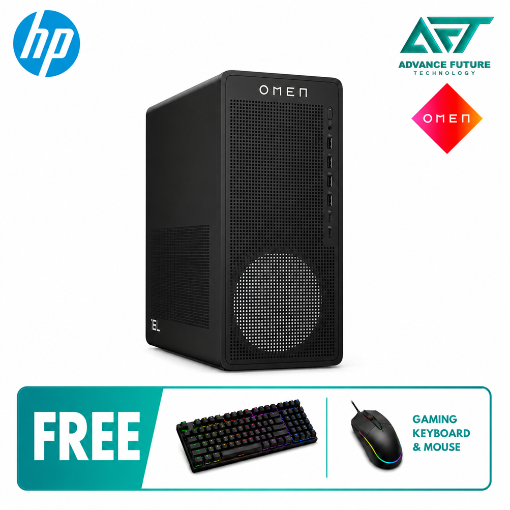 HP Omen 16L TG03-0024d Gaming Desktop PC Shadow Black Metal ( Intel Core i7 14700F, 16GB, 512GB SSD, RTX5060, W11 )