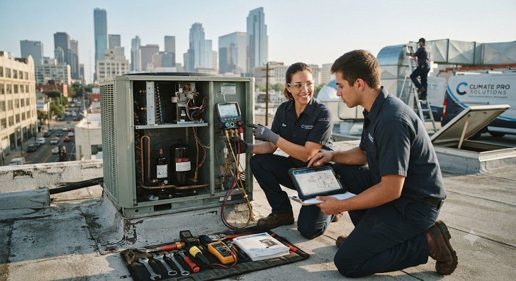 HVAC repair technician professional skills