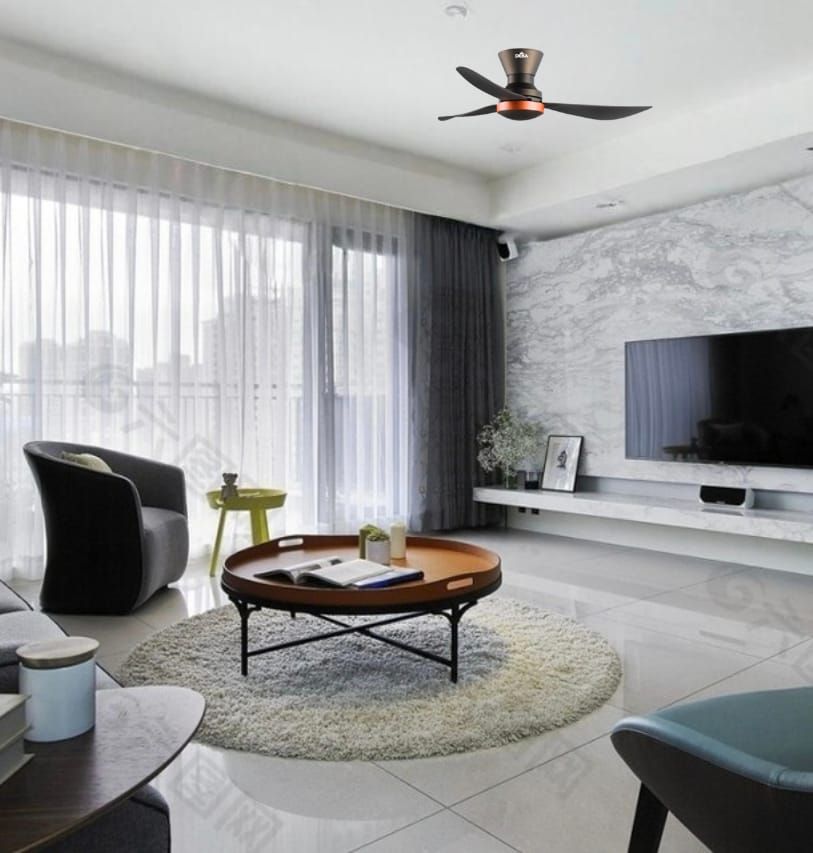 DEKA CONCEPT 42'' INCH CEILING REMOTE FAN 2 COLOURS