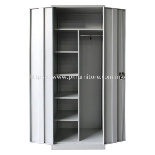 Hostel Furniture - MFHW-6-G1 - Double Swing Door Full Height Wardrobe