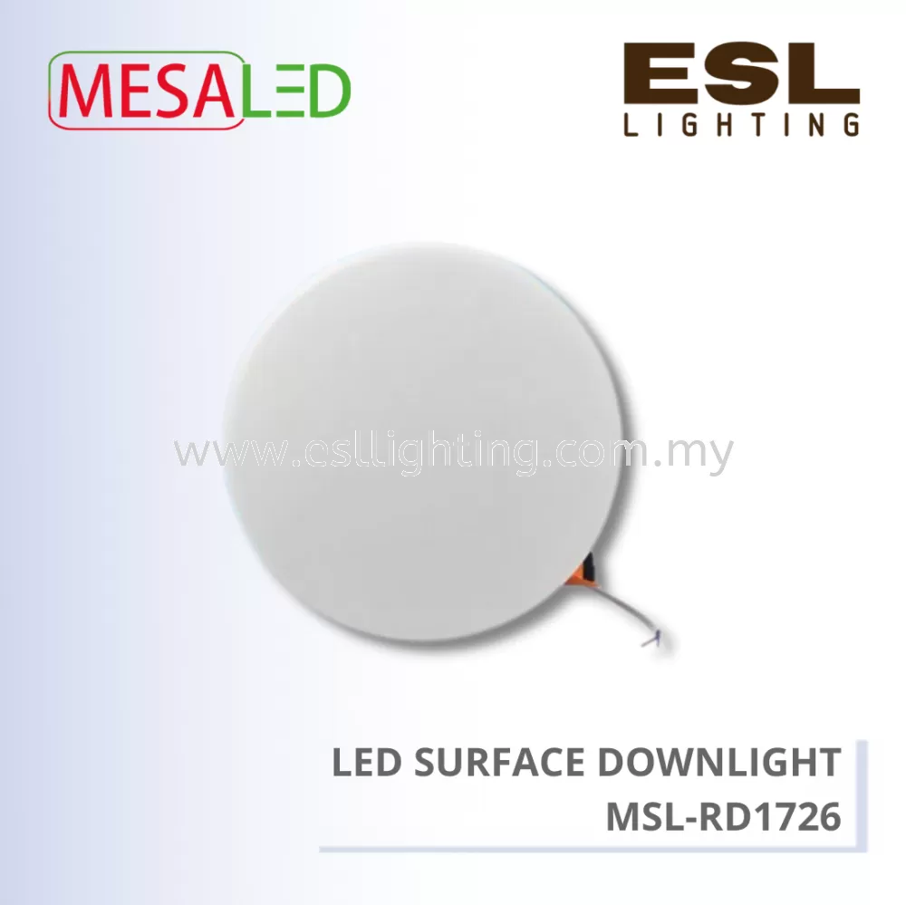 MESALED LED SURFACE DOWNLIGHT ROUND 24W - MSL-RD1726