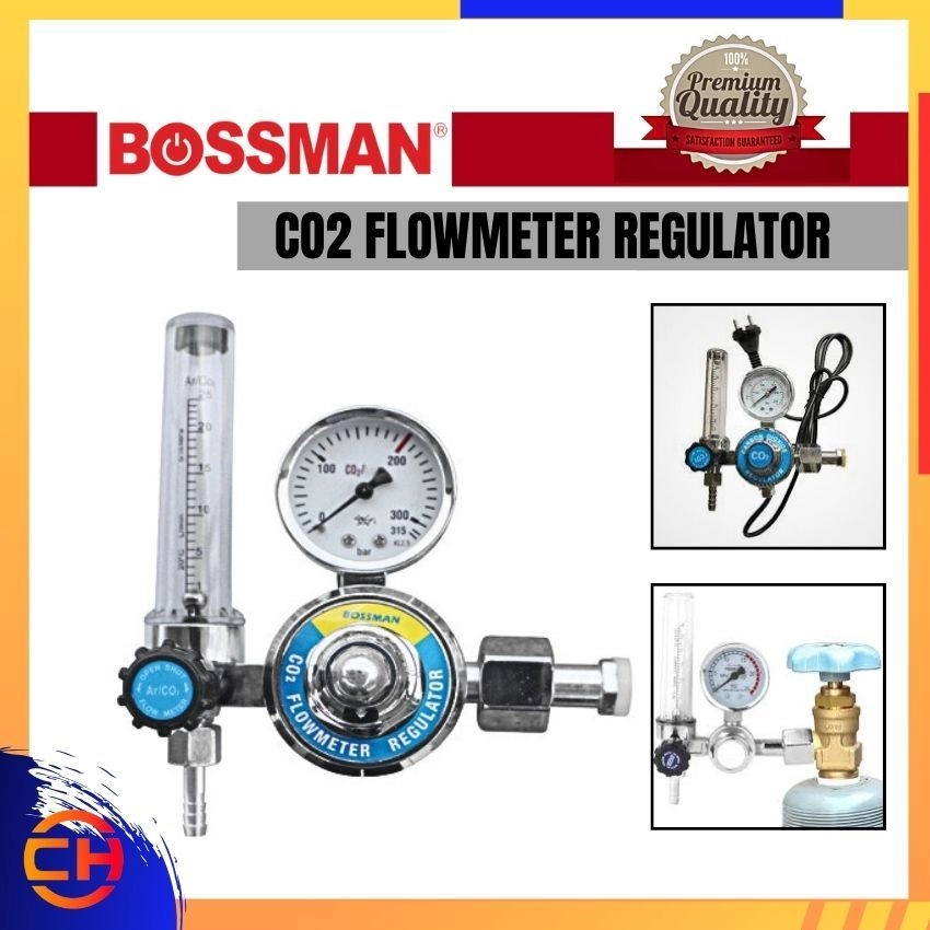 BOSSMAN WELDING ACCESSORIES BFRC 220 CO2 FLOWMETER REGULATOR 