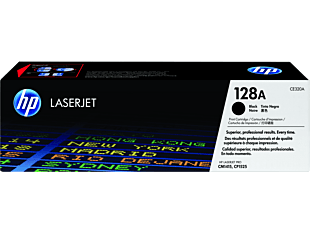 HP 128A Black Original LaserJet Toner Cartridge CE320A