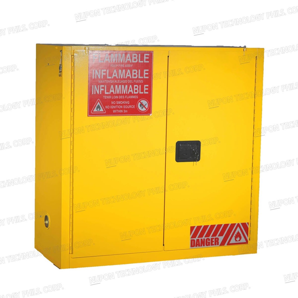 SELF-CLOSING DOOR 30 GAL FLAMMABLE SAFETY CAN STORAGE CABINETS