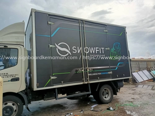 SNOWFIT TRUCK LORRY STICKER AT TERENGGANU KEMAMAN