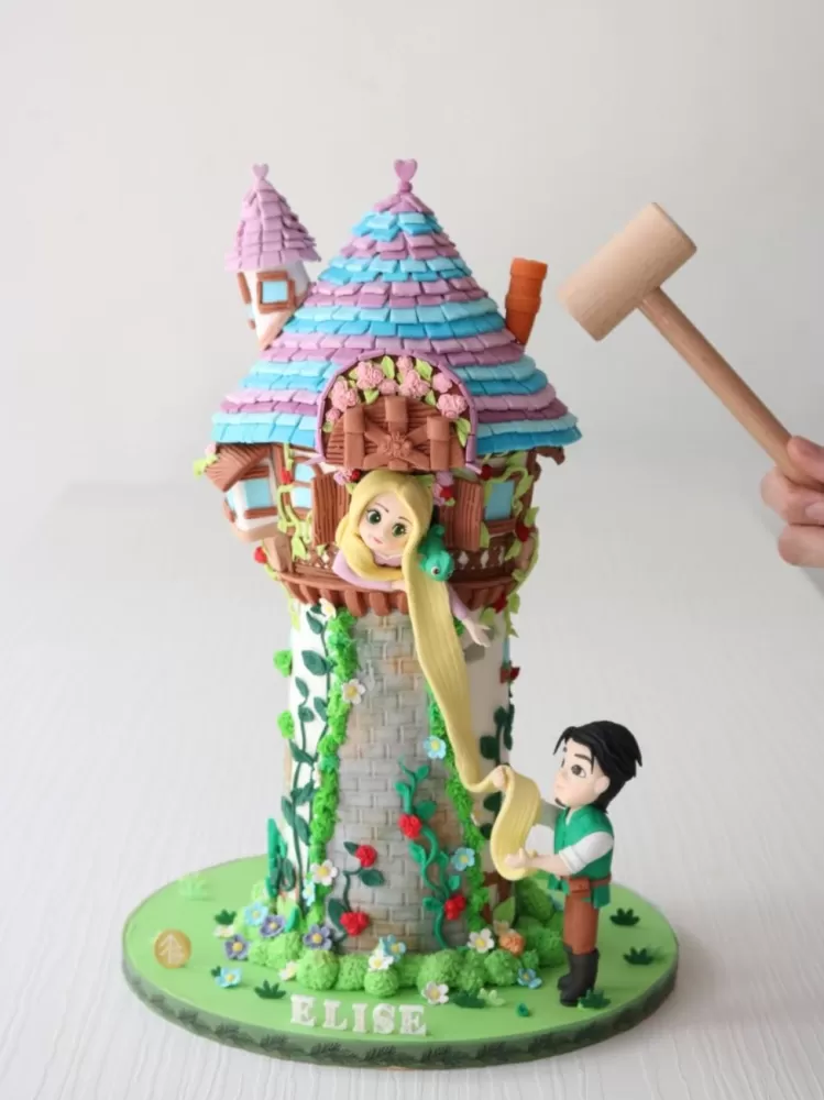 Rapunzel Tower Chocolate Pinata