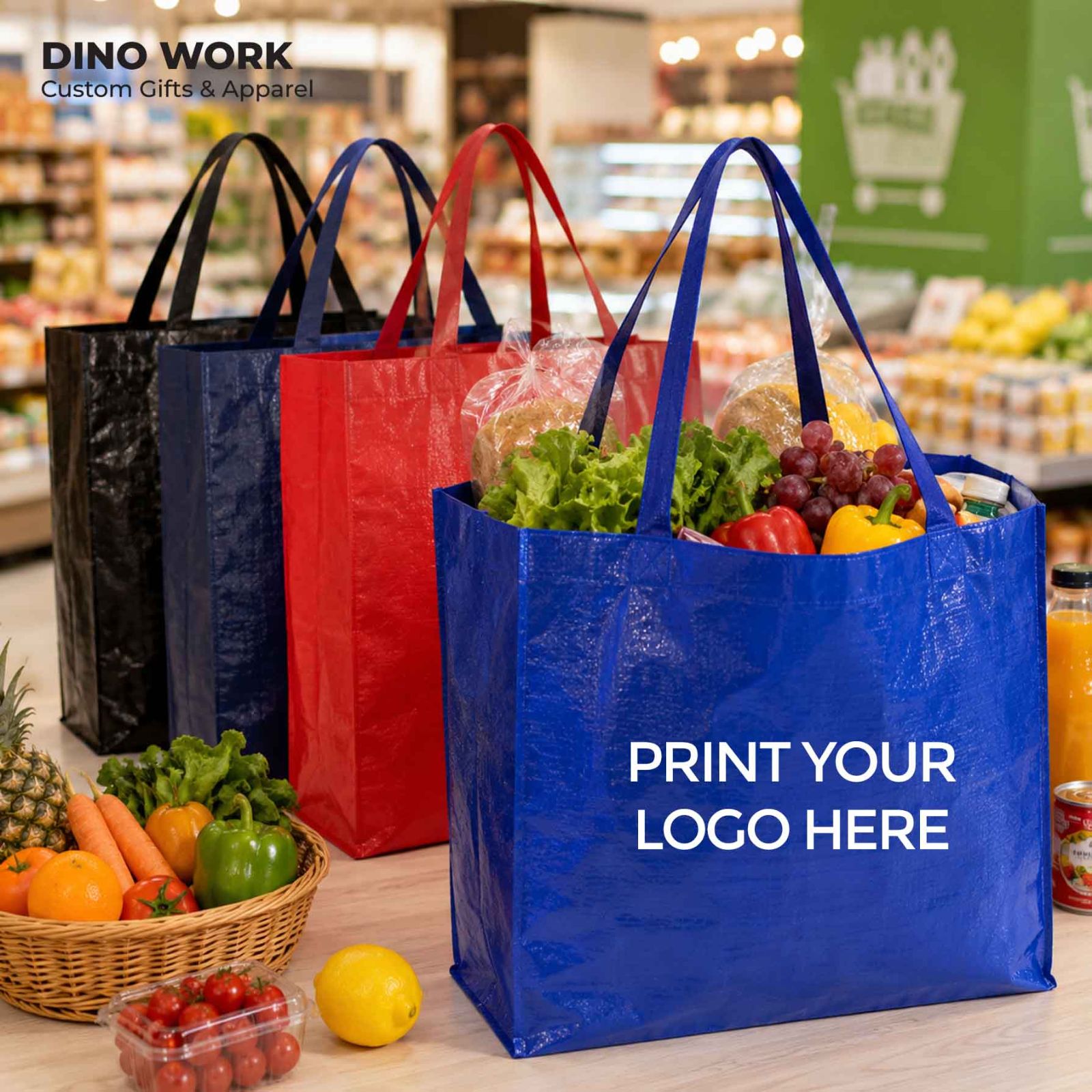PP Woven Laminated Tote Bag 0241 (Glossy)