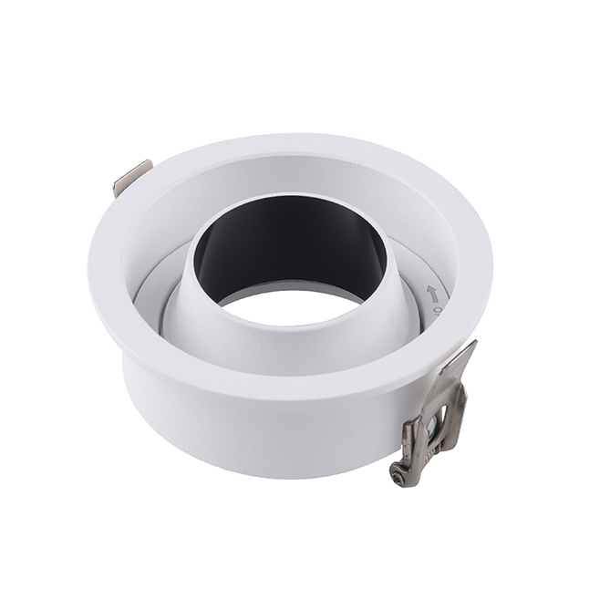 DSY-853-RD-WH+BK Eyeball Casing Recessed Spotlight Frame