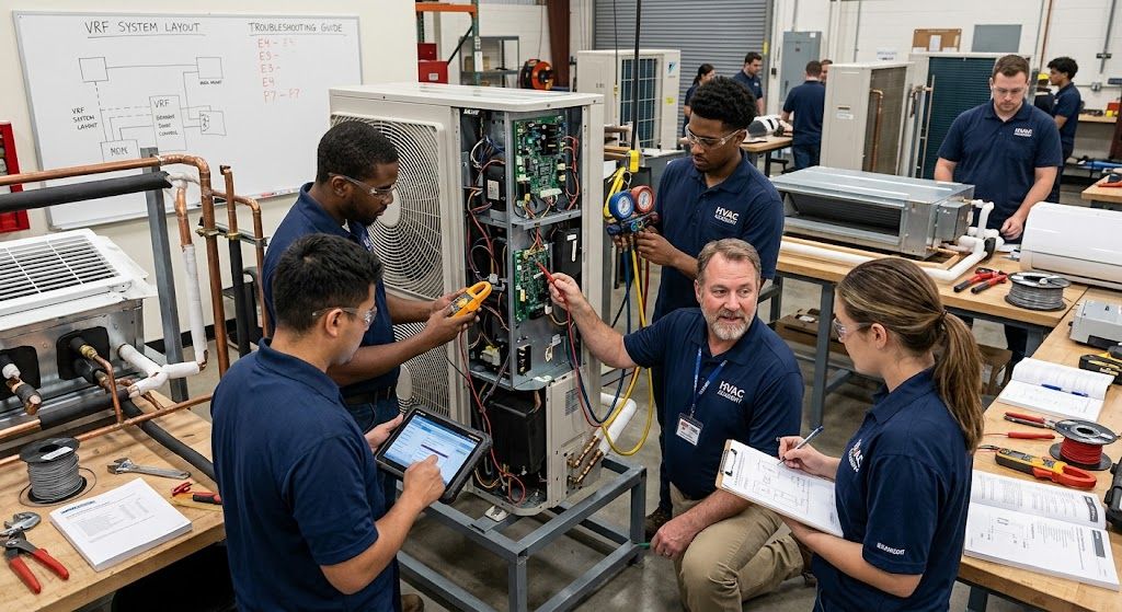 VRF troubleshooting and installation training