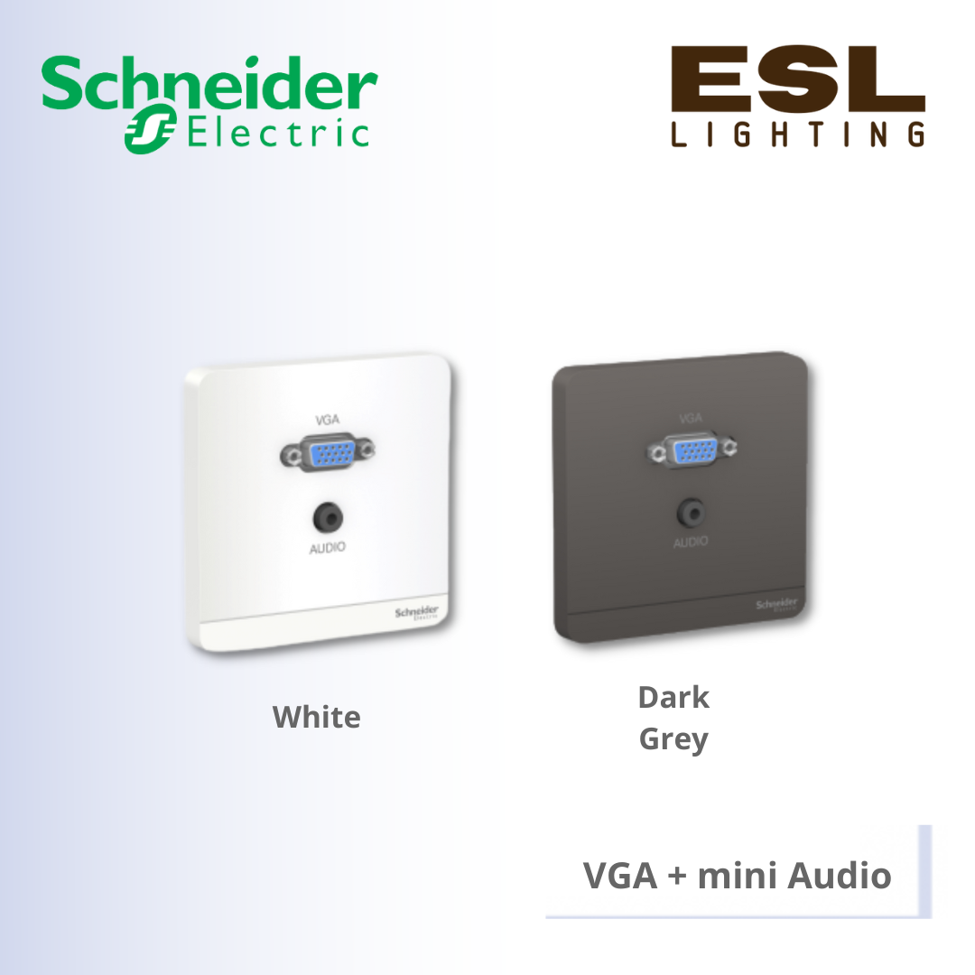 SCHNEIDER AvatarOn VGA + mini Audio - E8332HD15PH_WE_G11 E8332HD15PH_DG_G11