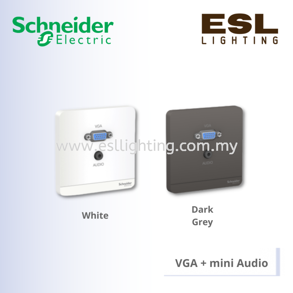 SCHNEIDER AvatarOn VGA + mini Audio - E8332HD15PH_WE_G11 E8332HD15PH_DG_G11