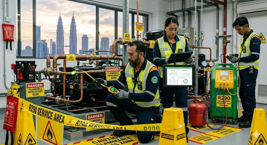 R290 HVAC system optimization maintenance