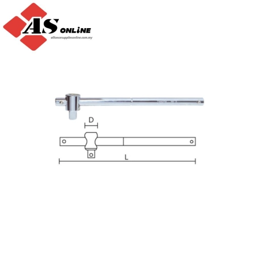 1/4" Sliding T-Handle CRV 4 In. / Model: TZ50027404