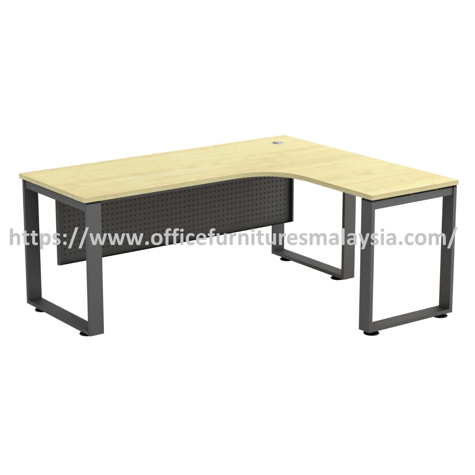 6 ft x 5 ft Durable Modern Design Manager Desk OFSQML652