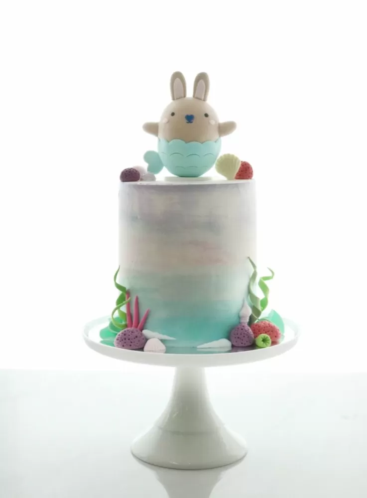 Mermaid Bunny Cake