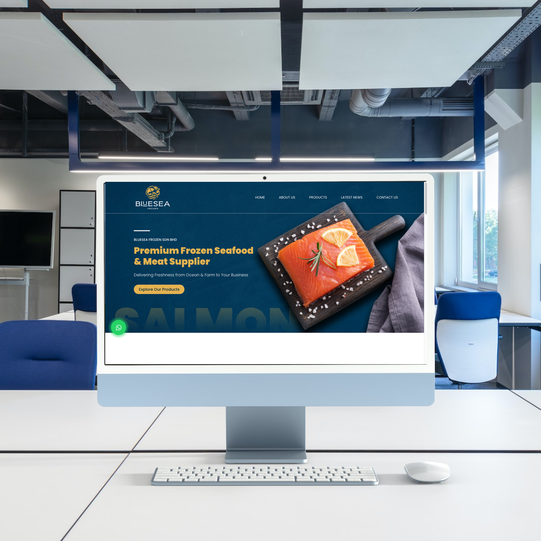 Frozen food and seafood distributor Web Design | SEO | Digital Marketing | Miri, Sarawak