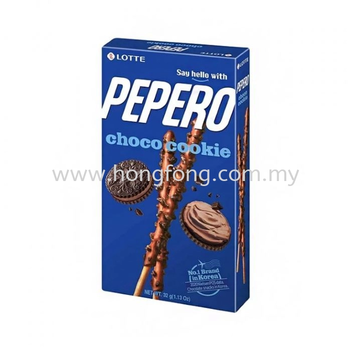 LOTTE PEPERO (ENG)CHOCO COOKIES(37G)-HALAL