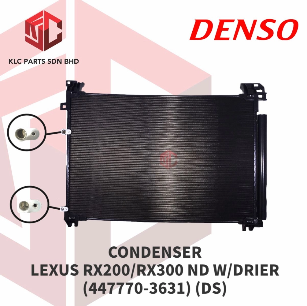 CONDENSER LEXUS RX200/RX300 ND W/DRIER (447770-3631) (DS)