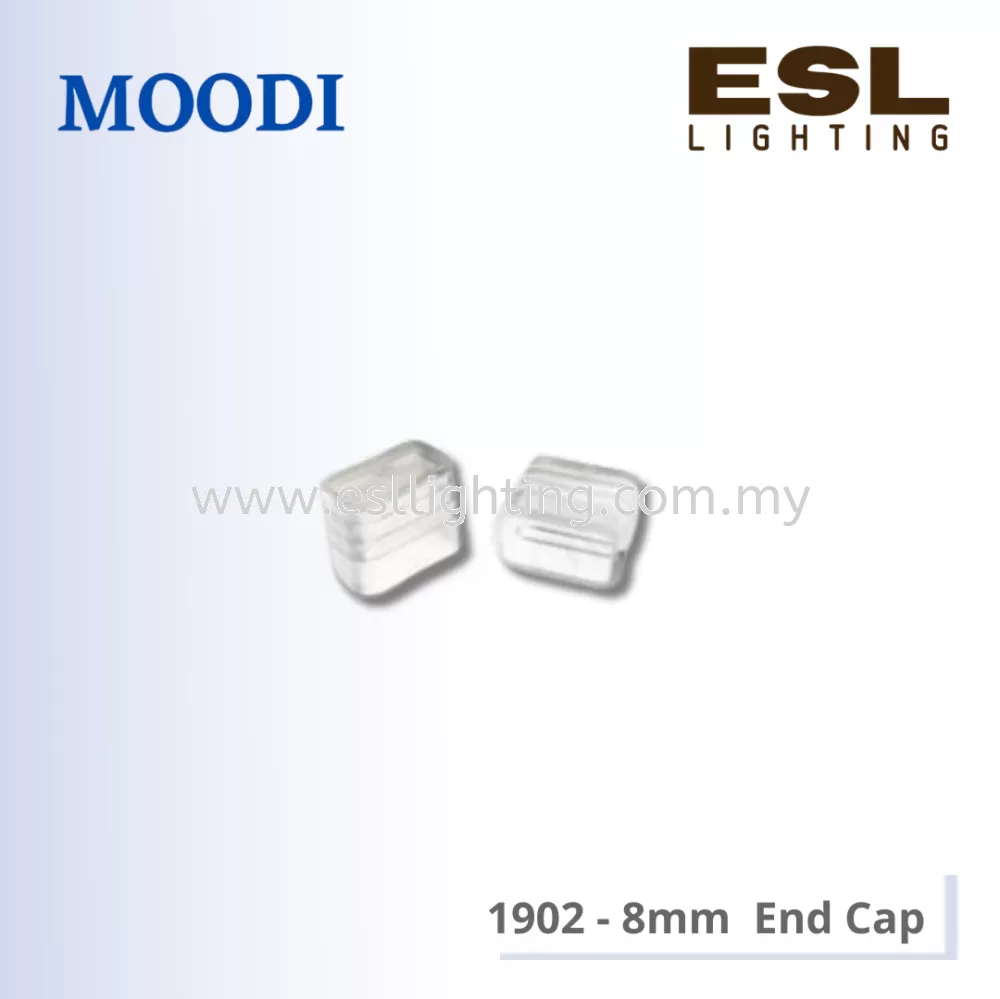 MOODI LED Strip Light Accessories - 1902 8mm End Cap