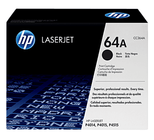 HP 64A Black Original LaserJet Toner Cartridge CC364A