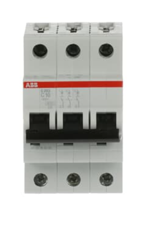 ABB	S203-C10 ABB MINIATURE CIRCUIT BREAKER-3P-C-10A
